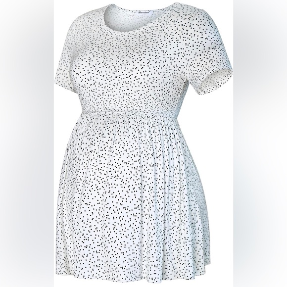 NWT 3 PK Bearsland Short Sleeve Maternity T-Shirt, Size Large: Variety - Picture 4 of 9